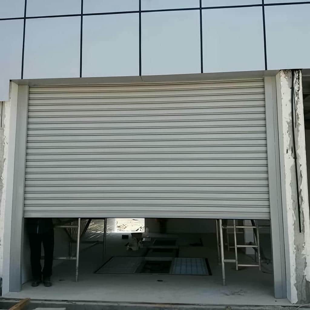 کرکره برقی نقره ای پارکینگ پرتردد کرج